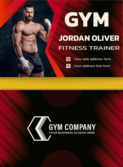 Fitness & Gym Business Card 151