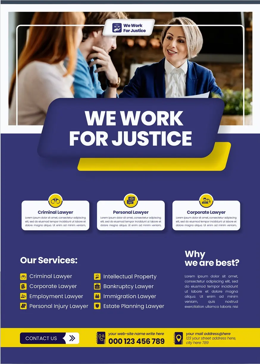 Law Firm Flyer 261