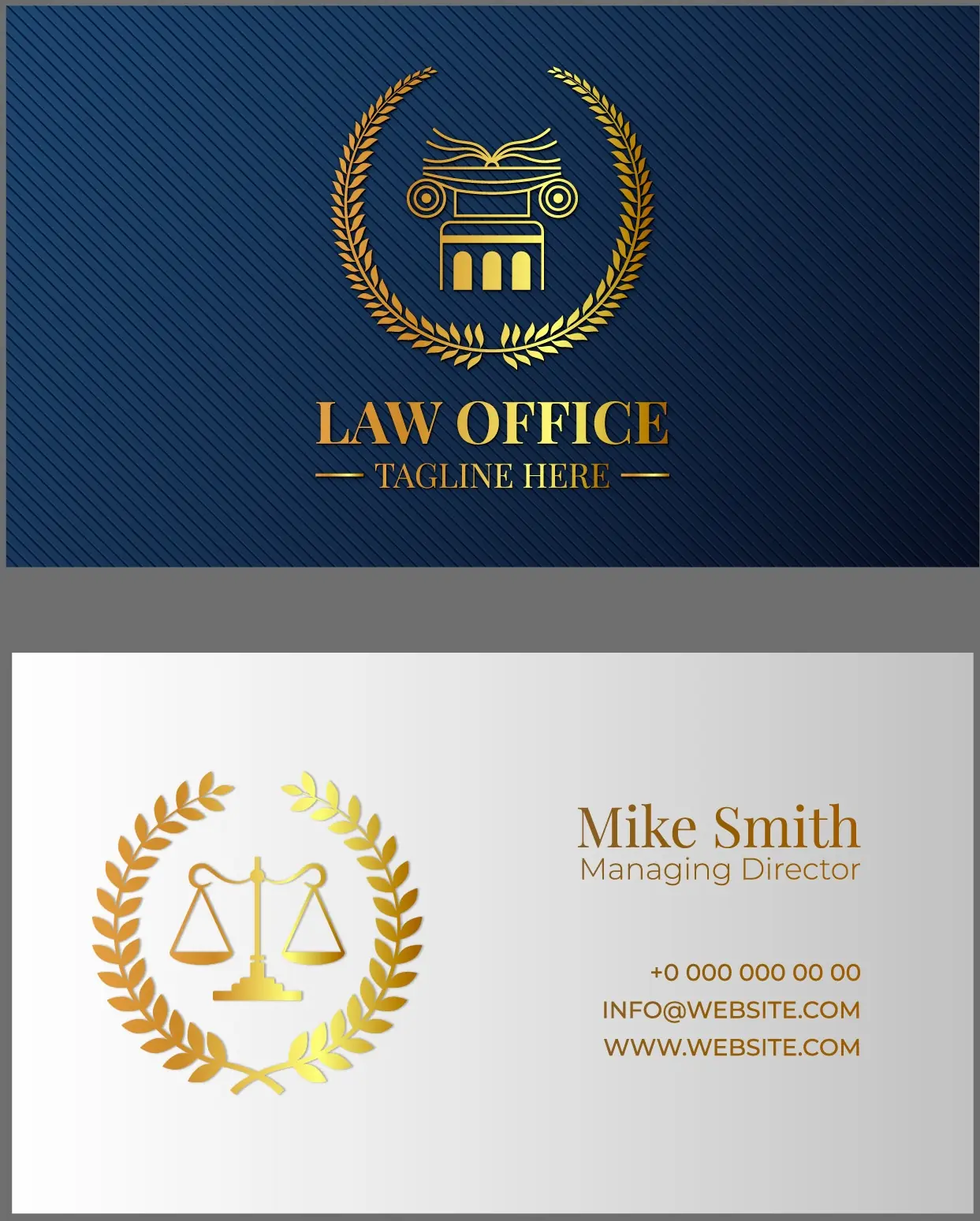 Law Firm Business Card 281