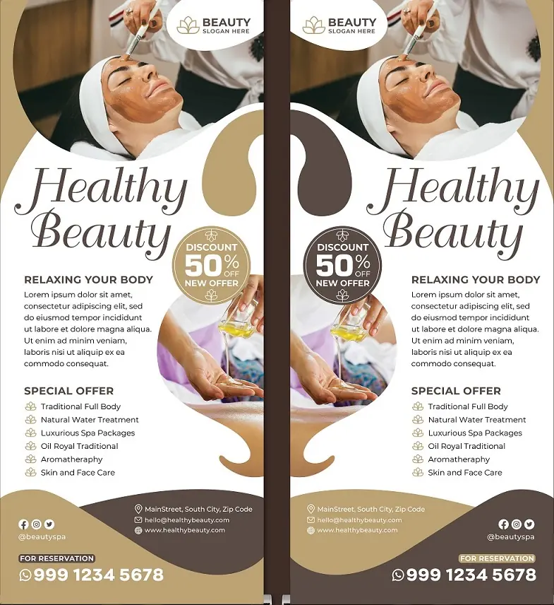 Salons & Spas Door Hanger 271