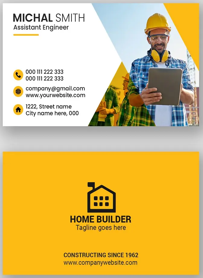 Construction Business Card 151