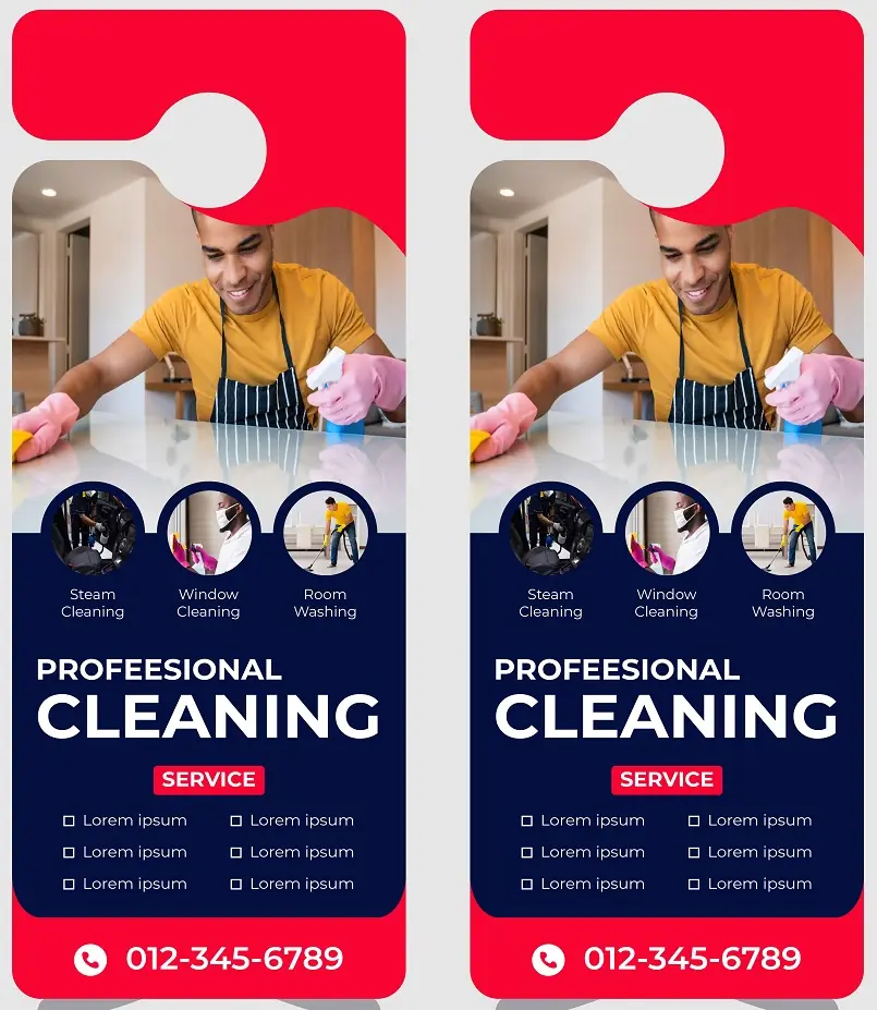 Cleaners Door Hanger 141