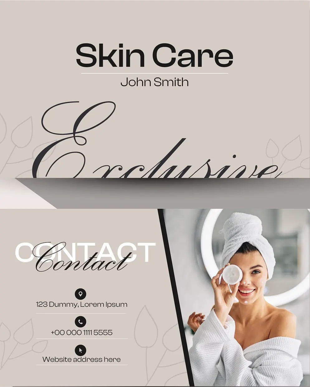 Salons & Spas Business Card 211