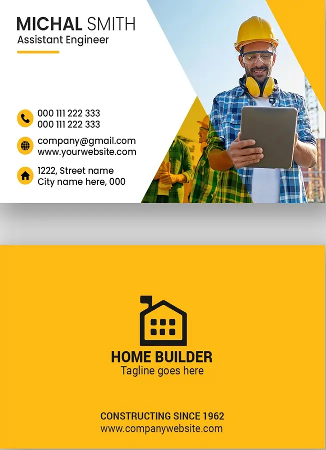 Heating & Air Conditioning Business Card 171