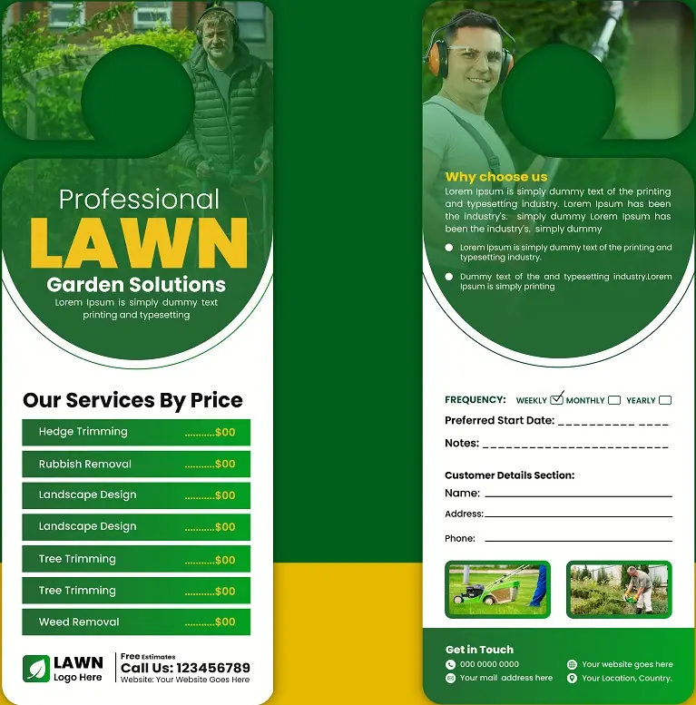 Gardening Door Hanger 111