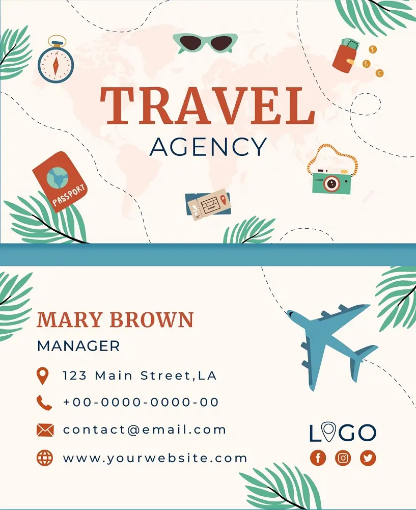 Travel & Tours Business Card 141