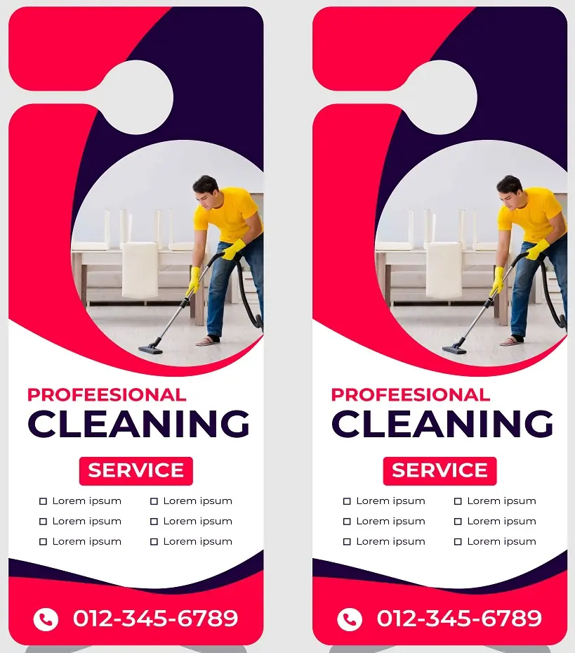 Cleaners Door Hanger 181