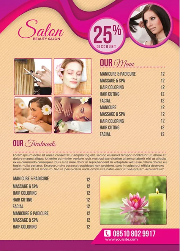 Salons & Spas Flyer 201