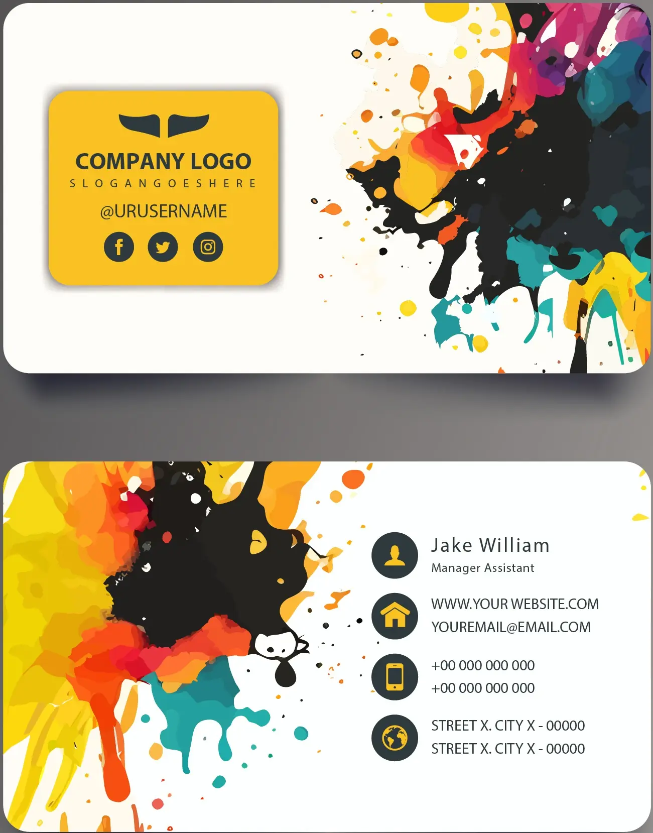 Painter Business Card 291