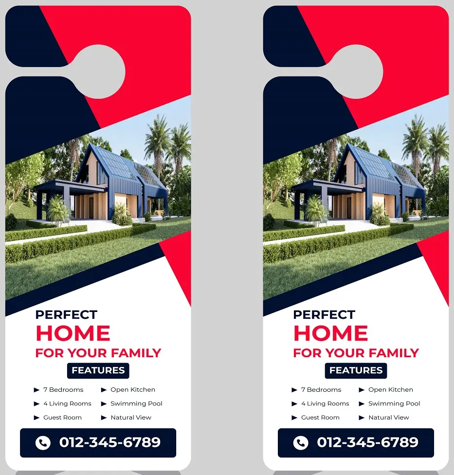 Heating & Air Conditioning Door Hanger 231