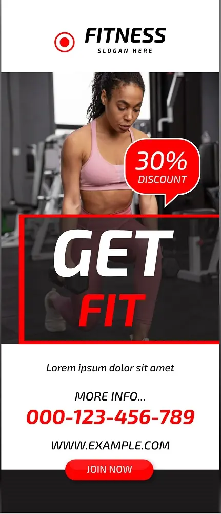 Fitness & Gym Door Hanger 121