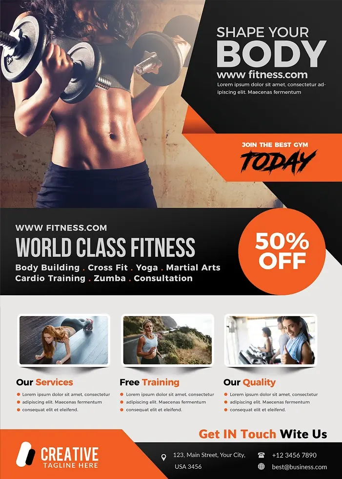Fitness & Gym Flyer 301