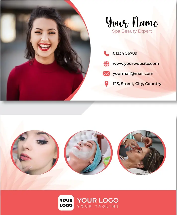 Salons & Spas Business Card 101