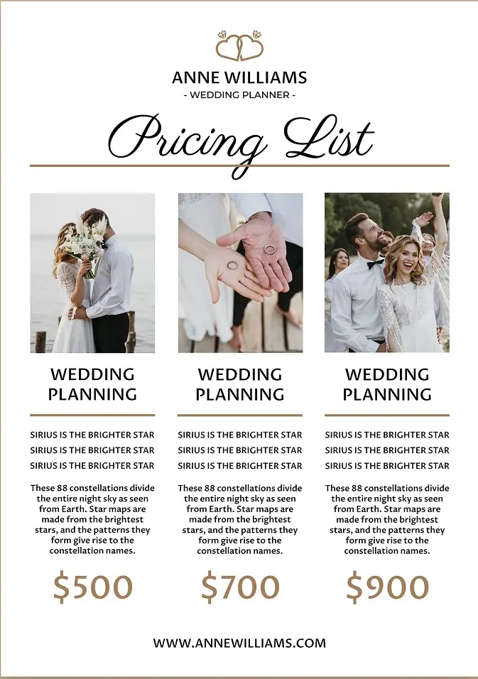 Wedding Planner Flyers 171