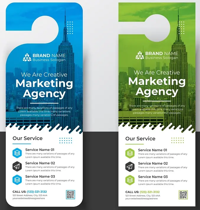 Finance Door Hanger 190