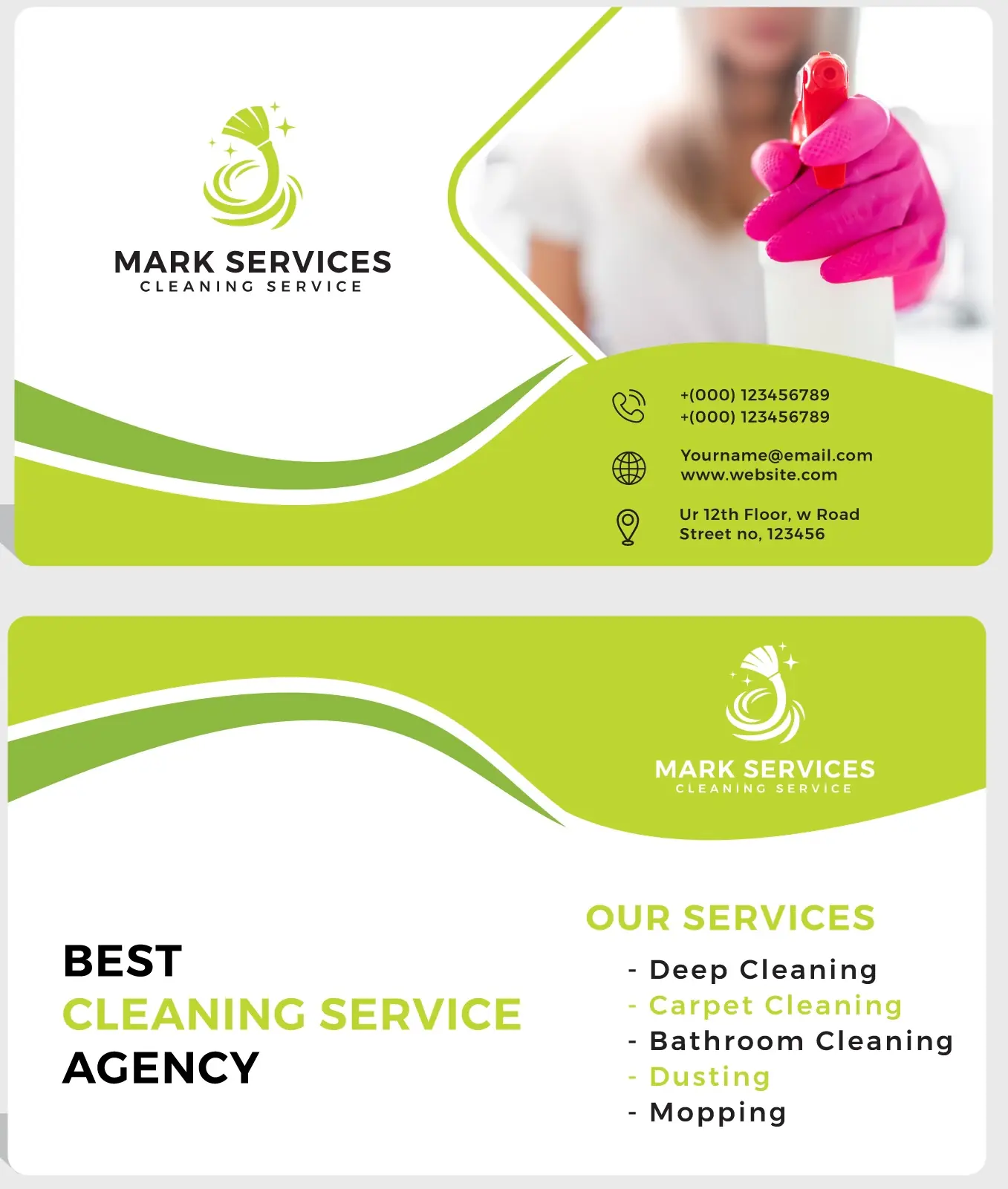 Cleaners Business Cards 251