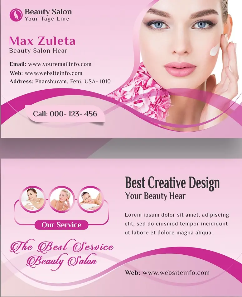 Salons & Spas Business Card 151